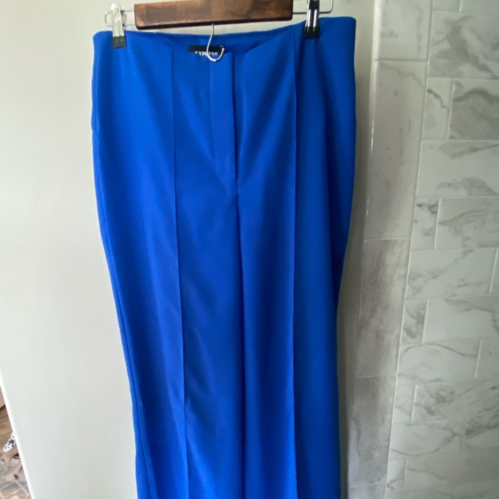 Express high waisted wide leg trousers